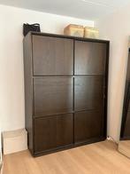 Kledingkast met schuifdeuren, essenhout (Made), Ophalen, 50 tot 75 cm, 200 cm of meer