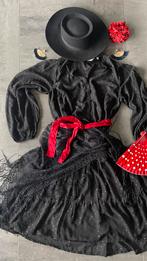 SPAANSE signorita flamenco set mt 38, Kleding | Dames, Ophalen of Verzenden, Zo goed als nieuw, Maat 38/40 (M), Carnaval