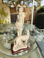 Giuseppe Armani Florence 1997 capodimonte Dame met hond, Ophalen of Verzenden