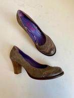 i17 Mjus maat 39 schoenen pumps hak grijs/bruin, Kleding | Dames, Schoenen, Ophalen of Verzenden, Zo goed als nieuw, Grijs, Mjus