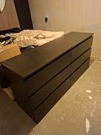Malm ikea kast zwart 6 lades, Huis en Inrichting, Kasten | Ladekasten, Ophalen, 50 tot 100 cm, Zo goed als nieuw, Minder dan 100 cm