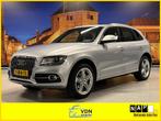 Audi Q5 2.0 TFSI Quattro Sport Ed. S-Line Aut Panodak Xenon, Gebruikt, 4 cilinders, Leder en Stof, Origineel Nederlands