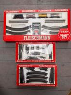 Fleischmann HO startset6330, rangeerset6091, parallelset6092, Gelijkstroom, Fleischmann, Ophalen of Verzenden, Analoog