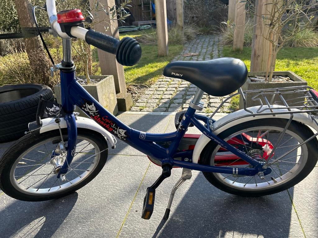 Kinderfiets Capt'n Sharky 16 inch - Goed werkend!, Ophalen, Gebruikt, 16 tot 20 inch