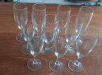 10 champagne glazen, Ophalen of Verzenden, Zo goed als nieuw, Overige typen