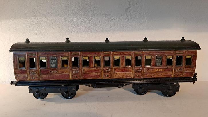 Marklin spoor 1 engelse LNER teak personenrijtuig, Antiek en Kunst, Antiek | Speelgoed, Ophalen of Verzenden