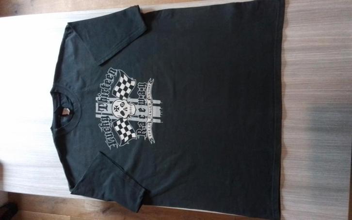 Lucky 13 T-shirt - Maat 2XL, Kleding | Heren, T-shirts, Zo goed als nieuw, Overige maten, Zwart, Ophalen of Verzenden