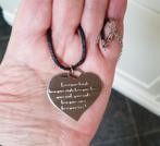 Bohemian Hart Ketting gegraveerd met een gedichtje 💖💖💖, Overige materialen, Verstelbaar, Verzenden, Nieuw