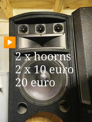 🟥 2 hoorns || zitten nog in de kast || kast ook te koop. beschikbaar voor biedingen