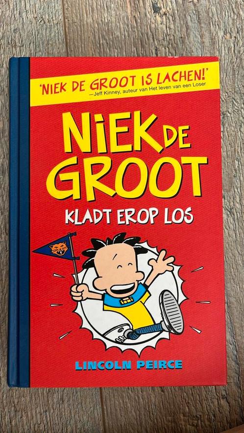 Lincoln Peirce - Niek de Groot kladt erop los, Boeken, Kinderboeken | Jeugd | 10 tot 12 jaar, Zo goed als nieuw, Ophalen of Verzenden