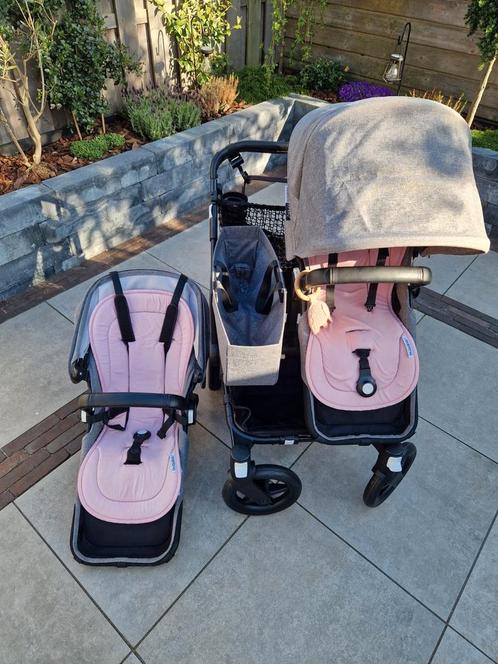Bugaboo Donkey Duo – zeer netjes en alle accessoires!, Kinderen en Baby's, Kinderwagens en Combinaties, Zo goed als nieuw, Bugaboo