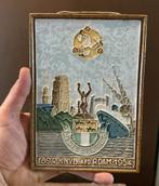 Porceleyne Fles cloisonne tegel KNVB afd Rotterdam, Antiek en Kunst, Ophalen of Verzenden