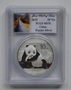 China 10 Yuan 2015, Postzegels en Munten, Munten | Azië, Verzenden, Oost-Azië, Losse munt, Zilver