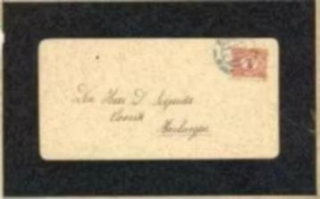 Rouwbrief 1918, Warns, De Jong, Zeldenrust Harlingen. beschikbaar voor biedingen