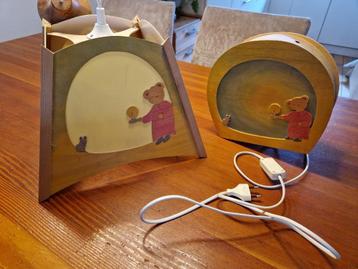 Set houten lampen voor kinderkamer De Noest