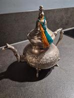 Authentieke Arabische Theepot, Ophalen of Verzenden, Zo goed als nieuw, Metaal, Grijs