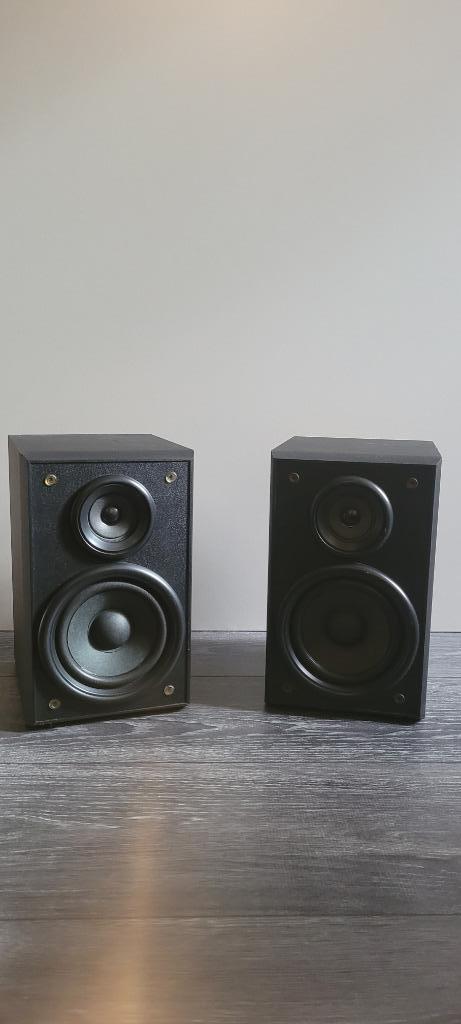 Luidsprekers Hifi /2-weg/30 Watt RMS/8 ohm, Audio, Tv en Foto, Luidsprekers, Zo goed als nieuw, Front, Rear of Stereo speakers