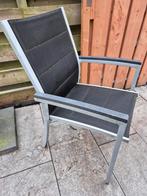 Tuinstoelen - 4 stuks, Tuin en Terras, Tuinstoelen, Ophalen, Gebruikt, Aluminium, Stapelbaar