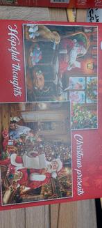 Kerstpuzzel, Hobby en Vrije tijd, Denksport en Puzzels, Ophalen, 500 t/m 1500 stukjes, Zo goed als nieuw