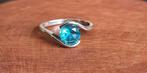 Prachtige blauwe ring maat 17.8mm, Blauw, Nieuw, Ophalen of Verzenden, 17 tot 18