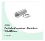 Nieuwe Airace Flexibele Afvoerslang 125x1500mm, Afvoer, Ophalen of Verzenden, Minder dan 2 meter, 80 mm of meer