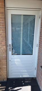 Hardhoutenmeranti  buitendeur, Doe-het-zelf en Verbouw, Deuren en Horren, Ophalen, 80 tot 100 cm, 200 tot 215 cm, Hout