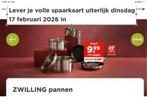 Zegels Zwilling Pannen Plus - digitaal - € 0,15 pkrt (KWF), Ophalen of Verzenden, Winkel, Super of Benzinepomp, Volle spaarkaart