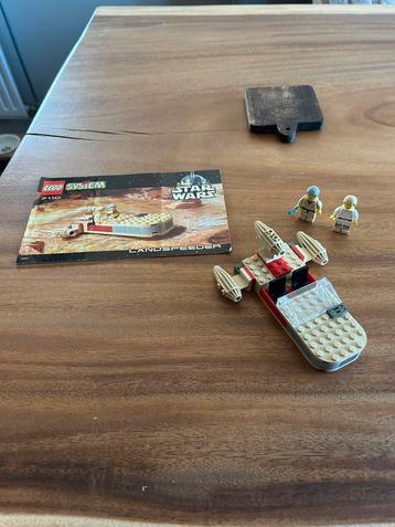 Lego star wars set 7110 landspeeder compleey met boekje beschikbaar voor biedingen
