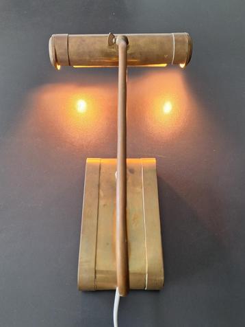 vintage antieke koperen pianolamp tafellamp bureau-lamp beschikbaar voor biedingen