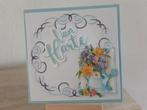 Kaarten zelf geborduurd      en geknipt., Hobby en Vrije tijd, Kaarten | Zelfgemaakt, Ophalen of Verzenden, Zo goed als nieuw