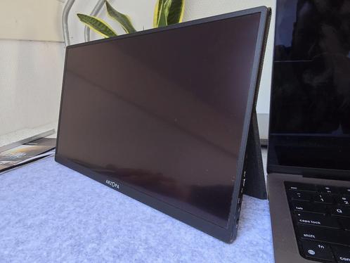 ARZOPA Portable Monitor, 14 Inch, Computers en Software, Monitoren, Zo goed als nieuw, 60 Hz of minder, HDMI, USB-C, Ingebouwde speakers