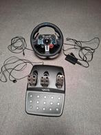 Logitech stuur en pedalen / racestuur Logitech G29, Computers en Software, Joysticks, Ophalen, Zo goed als nieuw