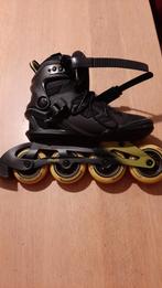 Skeelers, Play life. Zwart/ geel. Maat 42. Nieuwprijs: 82,95, Sport en Fitness, Overige merken, Verstelbaar, Inline skates 4 wielen