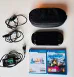 Ps Vita OLED met oplader en 2 games, Ophalen of Verzenden, Gebruikt, Zwart, Met games