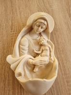 Wijwater bakje met moeder en kind., Ophalen of Verzenden