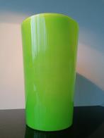 Opaline Glas Vaas Appel Groen Retro Vintage Sixties, Ophalen of Verzenden