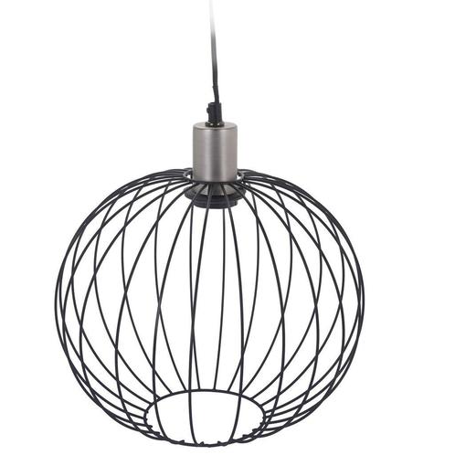 Moderne zwarte hanglamp, Huis en Inrichting, Lampen | Hanglampen, Nieuw, Minder dan 50 cm, Verzenden