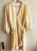 Overslagjurkje  Rosy van Freebird,, Kleding | Dames, Jurken, Maat 38/40 (M), Geel, Ophalen of Verzenden, Zo goed als nieuw
