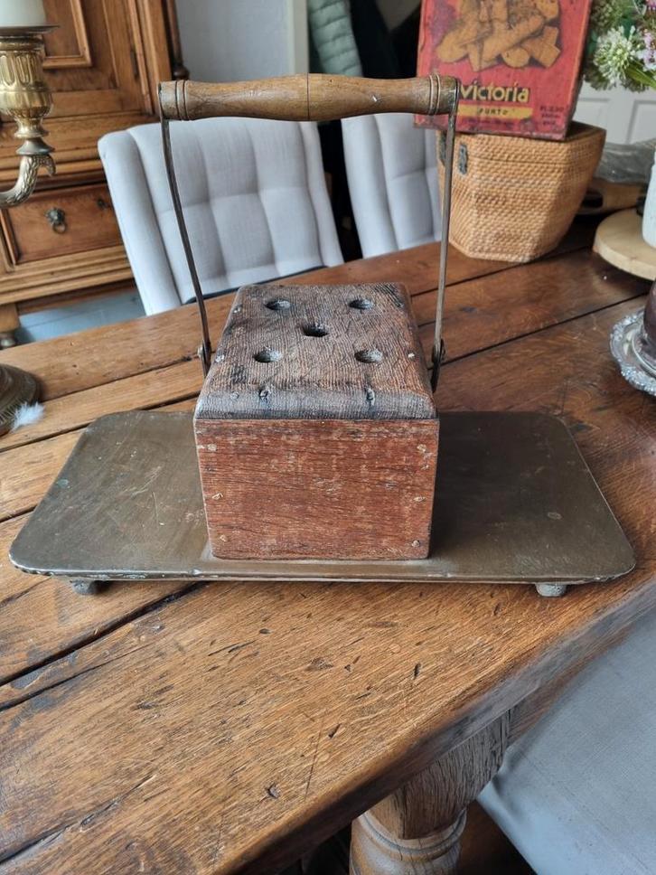 Antieke stoof voor rijtuig of koets, Antiek en Kunst, Curiosa en Brocante, Ophalen of Verzenden