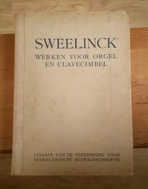 Een dik boek met werken van J.P. Sweelinck orgel/clavecimbel, Muziek en Instrumenten, Bladmuziek, Gebruikt, Artiest of Componist