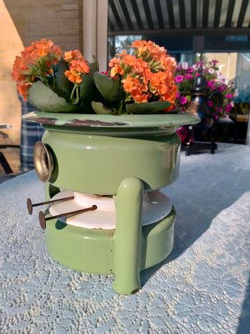 decoratief petroleumstel met of zonder planten beschikbaar voor biedingen