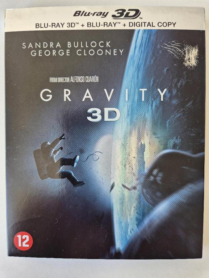 Gravity 3D ( + BD ) - van Alfonso Cuarón - uit 2013, Cd's en Dvd's, Blu-ray, Zo goed als nieuw, Science Fiction en Fantasy, 3D