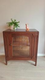 3. Prachtig art deco vintage vitrinekastje, Huis en Inrichting, Kasten | Vitrinekasten, Ophalen, Met deur(en), Art deco, 50 tot 100 cm