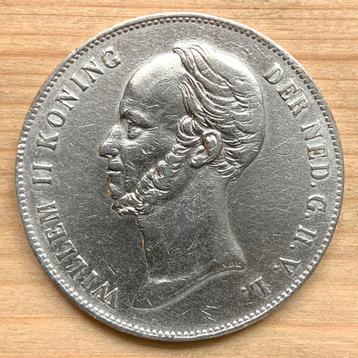 Nederland 2-1/2 gulden 1848 Willem II Rijksdaalder zilver beschikbaar voor biedingen