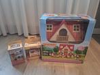 Sylvanian Families startershuis + babybedje + wasmachine, Kinderen en Baby's, Speelgoed | Poppenhuizen, Ophalen of Verzenden, Gebruikt