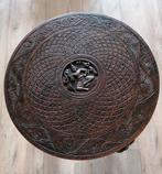 Houten Olifant Tafel met Houtsnijwerk, Antiek en Kunst, Antiek | Meubels | Tafels, Ophalen