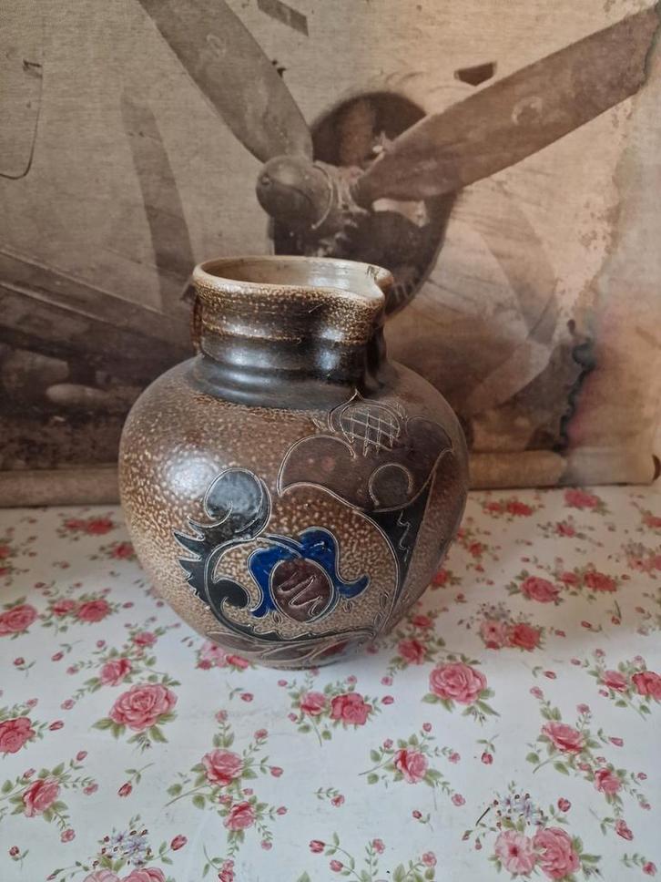 Westerwald keramiek kan kruik, Antiek en Kunst, Antiek | Vazen, Ophalen of Verzenden