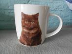 2 Animal friends beker bruine kat en leeuw, Ophalen, Gebruikt, Overige typen, Overige stijlen