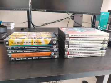The Sims 1 met uitbreidingen + diverse Sims 2 uitbreidingen  beschikbaar voor biedingen