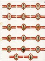 Stompkop NF  Oorlogsuniformen  1-50  rood, Verzamelen, Rookartikelen, Aanstekers en Luciferdoosjes, Verzenden, Zo goed als nieuw